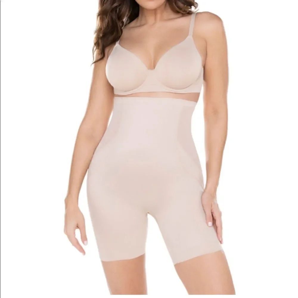 Miraclesuit Fit & Firm Hi-Waist Bike Pant nude size medium